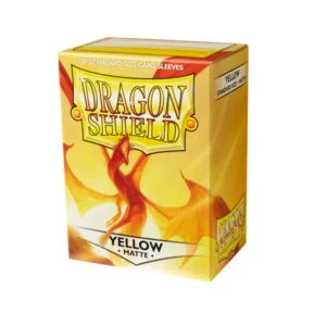 Dragon Shield Sleeves Matte Yellow 100