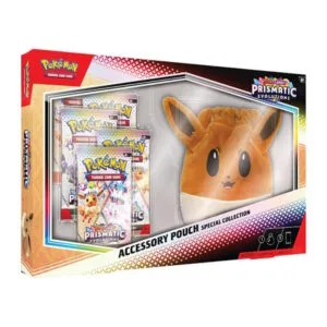 Pokémon Trading Card Game: Scarlet & Violet 8.5 – Prismatic Evolutions Accessory Pouch Special Collection