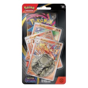 Pokémon Trading Card Game: Mega Evolution Phantasmal Flames Premium Checklane Blister – Blaziken
